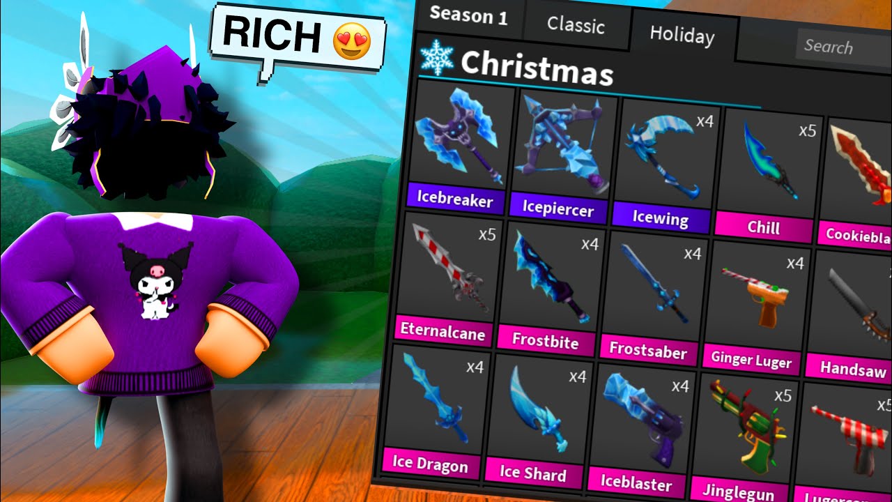 Eternalcane Set, Trade Roblox Murder Mystery 2 (MM2) Items