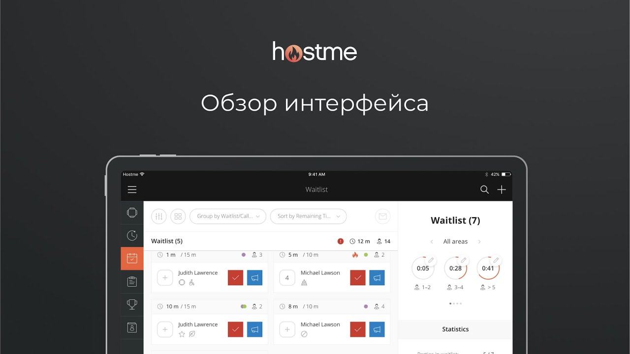 Обзор интерфейса панели Hostme для хостес - YouTube