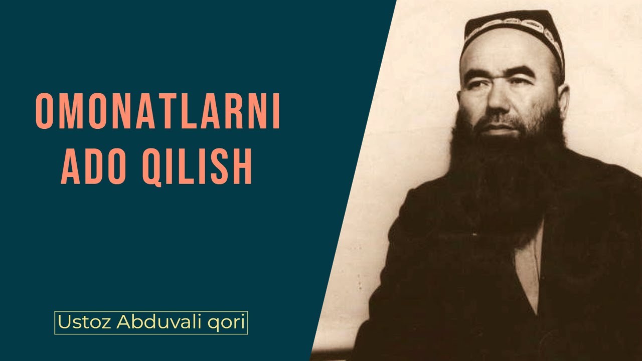 Omonatlarni a'do qilish va savol-javob || #41 || Ustoz Abduvali qori