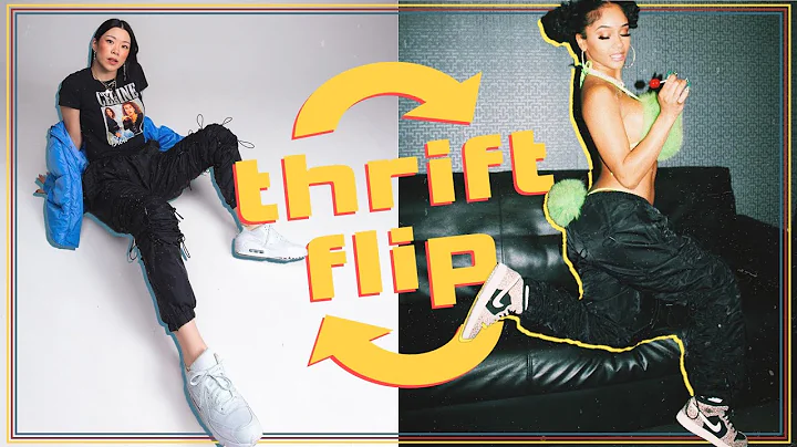 I made a track pant STATEMENT (thrift flip) | WITHWENDY