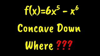 #5 Explained  How to find concavity concave up or down Explained  '02 McV2 Ap Calculus mathgotserved