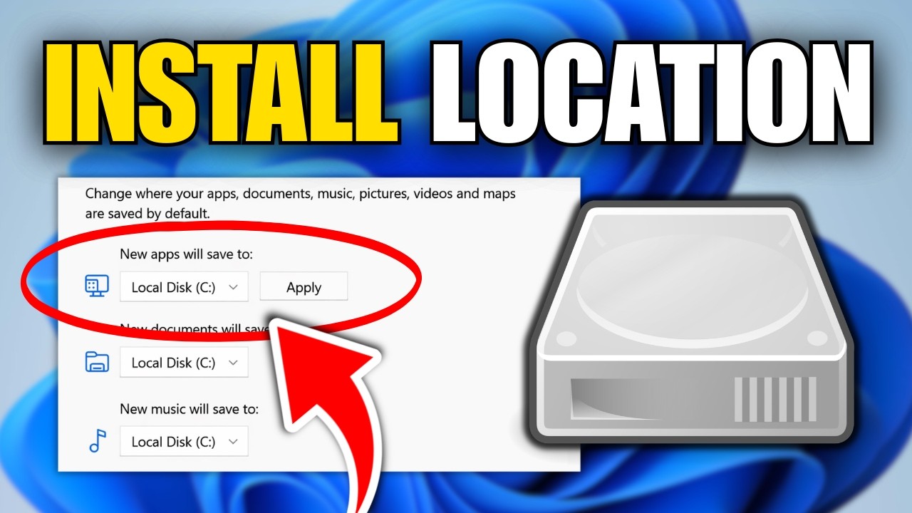 Windows Shellexview Install Location How To Change Default Install Location In Windows 11 - YouTube