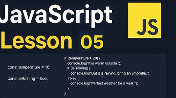JavaScript Lesson 05 | If Statements: if, if-else & Nested Conditions