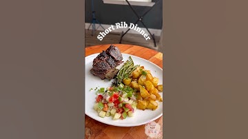 Short Rib Dinner was pretty filling, nourishing and easy to make 😋 #Homecooking