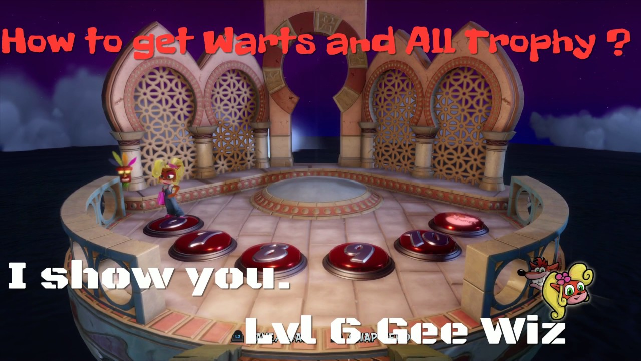 Crash N.Sane Trilogy Warped Warts and All Trophy Guide YouTube