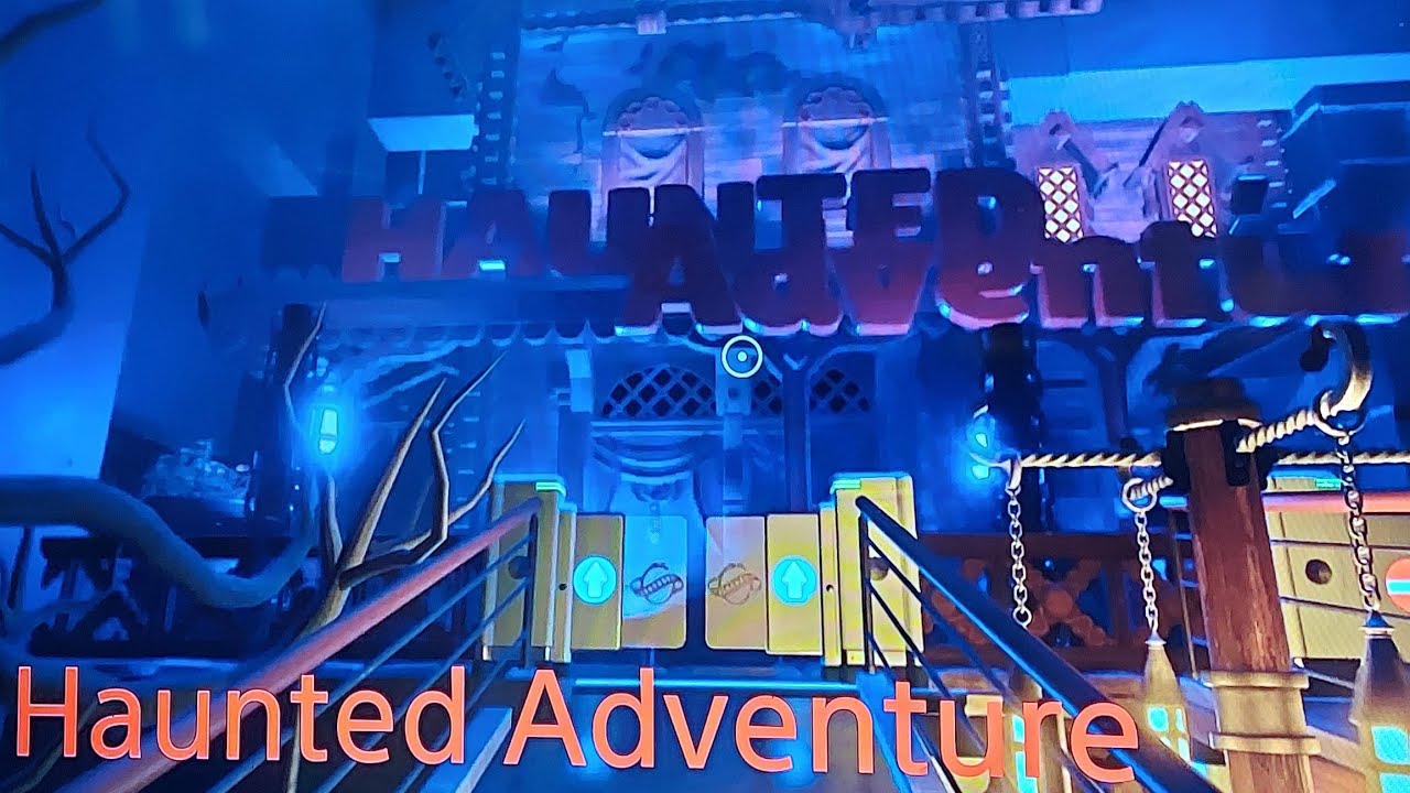 Haunted Coaster Ride Planet Coaster 2 Haunted Adventure (Dark Ride) POV - YouTube