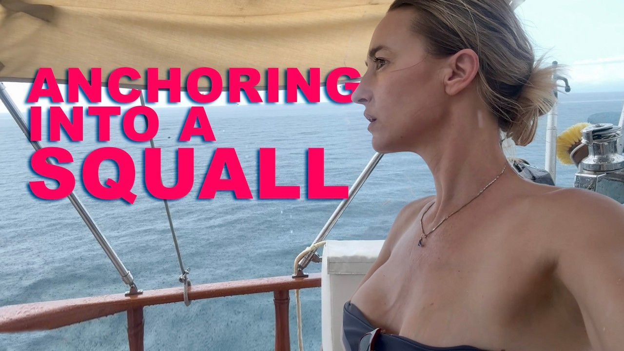 ⁣We Had Minutes To Anchor Before The Squall Hit