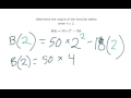 Evaluating Functions and Expressions