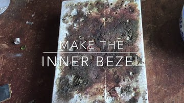 Silver ring, step bezel