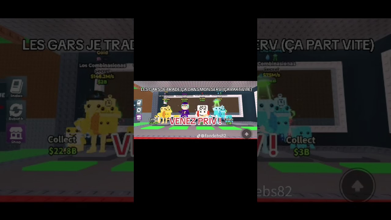 JE TRADE DANS MON SERVVV