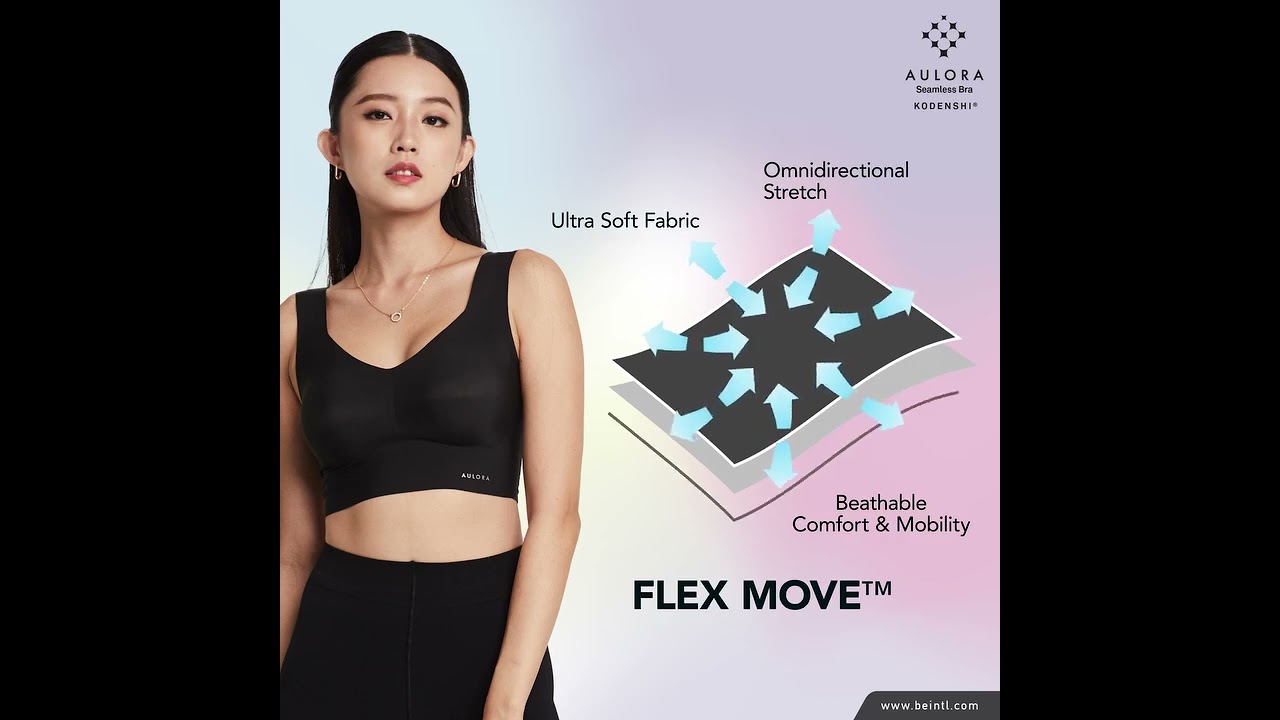 AULORA SEAMLESS BRA WITH KODENSHI®  