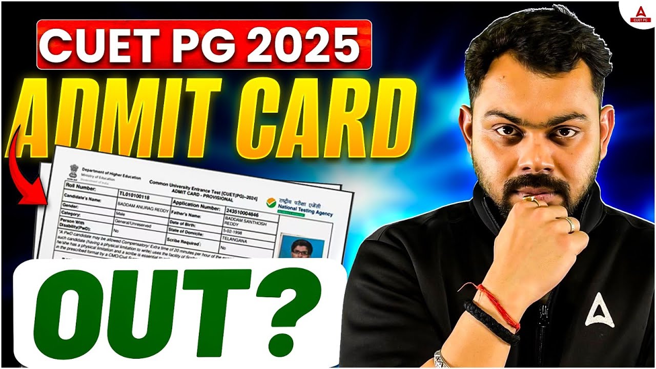 CUET PG 2025 Official Notice Out For Admit Card ! 🤔 Complete ...