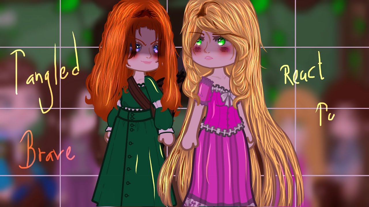 Tangled characters react to Brave |Gacha Nebula