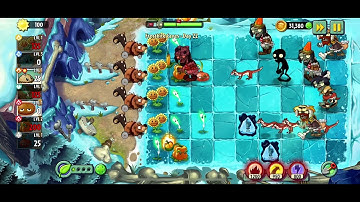 Plants vs Zombies 2 - Frostbite Caves - Day 22 - 2025 Gameplay Gameplay