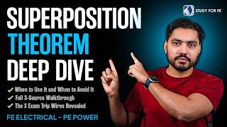 Superposition Theorem Explained | Solve Any Circuit Problem | FE Electrical and PE Power Exam