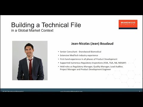 Building a Technical File - Brandwood Biomedical Webinar