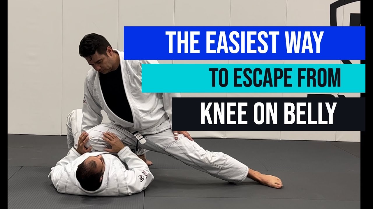 the-easiest-way-to-escape-from-knee-on-belly-youtube