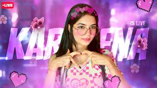 🔴[Live]  Free Fire Game rank push 😂 preset 👑 rankpush 👧 Girl Gamer