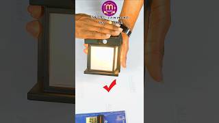 👉 “Smart Solar Wall Light 😍 | Bijli Bill Zero! Automatic Night Light 🔥 #Shorts”#meesho