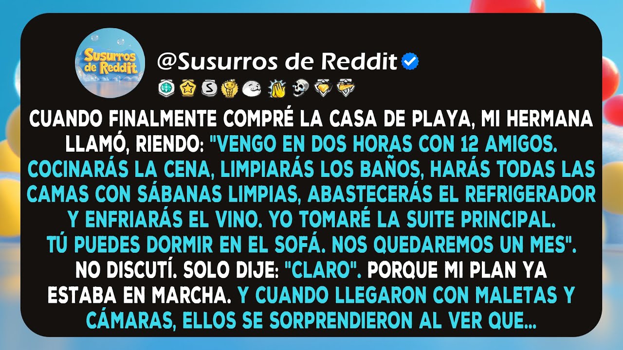 Finalmente compré una casa de playa para la paz: luego mi hermana llamó: 