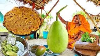 खेत में काम करने के बाद मैंने लौकी का ऐसा लाजवाब नाश्ता बनाया कि बच्चे दौड़े दौड़े खाने के लिए आये