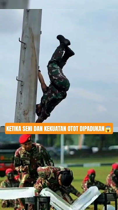 SENI DAN OTOT PRAJURIT TNI😱‼️ #tni #tnialsurabaya #tniad #tnidihatirakyat #army #trending #kopassus