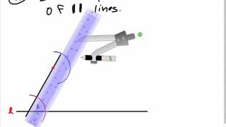 Geometry 3.6 Constructing Parallel and Perpendicular Lines Problem 11