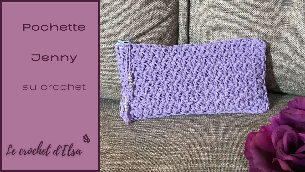 Comment crocheter une trousse de maquillage simplement - un modèle facile  pour les débutants !, Comment crocheter une trousse de maquillage  simplement - un modèle facile pour les débutants !