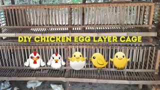 Making low cost bamboo chicken egg layer cage (Tito Nenad TV)