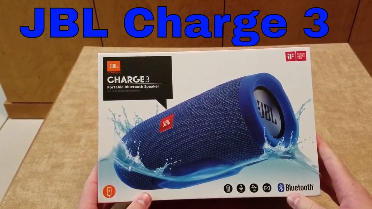 JBL Charge 3 Unboxing and Review - YouTube