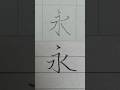 美文字バトル「永」#日本1字が上手い大学生 #美文字バトル #字 #TikTok #永