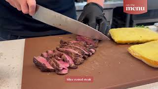 On The Menu Winter 2025 - Beef Rump Steak Sammie with French Dip
