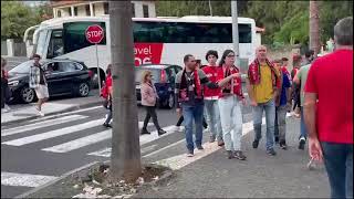 Ambiente no Estádio dos Barreiros para o jogo Marítimo - Benfica