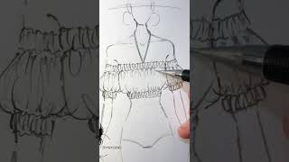 Karpuz kollu lastik büzgü bluz..