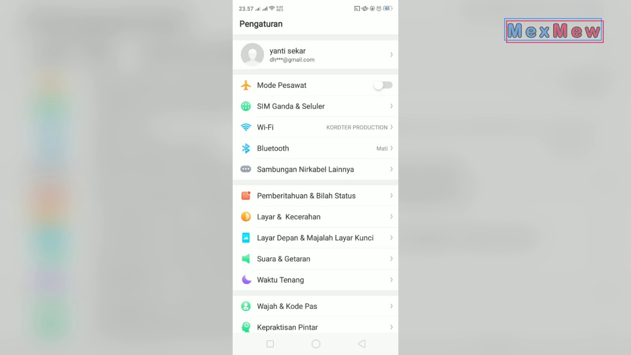 Cara Mengganti Switch Kartu Sim Untuk Data Seluler Internet Di Hp Oppo Youtube