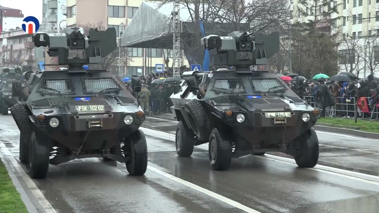 Priština: Parada pripadnika Kosovskih bezbednosnih snaga i Kosovske policije 17.02.2026