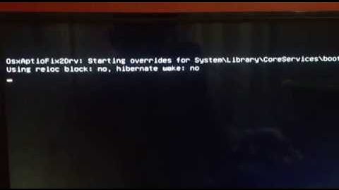 Restart after boot from USB Hackintosh El Capitan