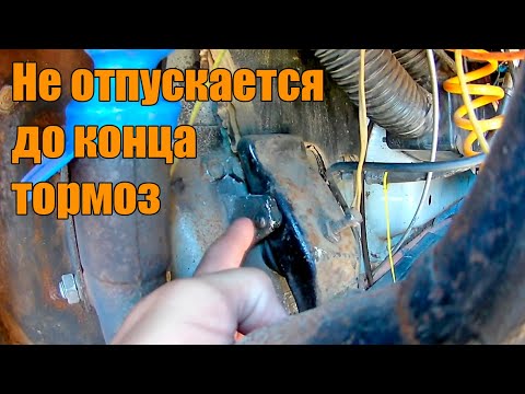 Не сразу отпускают тормоза на камазе