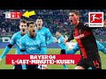 Alonso&#39;s Leverkusen Do It Again - ALL of Bayer&#39;s Last-Minute Goals So Far