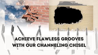 Channeling Chesil - Gouge Flat Chisel for Masonry Concrete Brick Stone