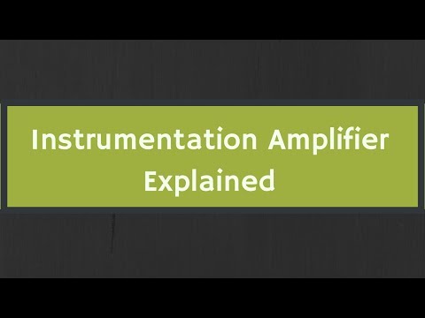 instrumentation amplifier using op amp | 13 The Instrumentation Amplifier