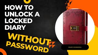 How to unlock a locked diary when you forgot the password screenshot 2