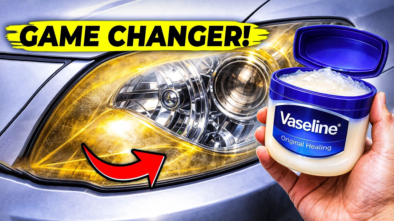 Wish I Knew This 1-Minute Vaseline Headlight Trick Before! I Would've Saved Thousands