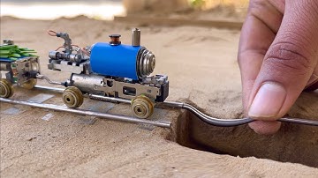 DIY train machine motor in train engine | cnc train machine Top the most creatives