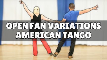 3 Open Fan Variations - American Tango Dance Steps