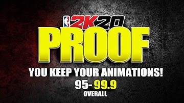 100% PROOF YOU KEEP YOUR ANIMATIONS WHEN OVERALL DROPS ★ SPEEDBOOST AND CONTACT DUNKS ★ NBA 2K20