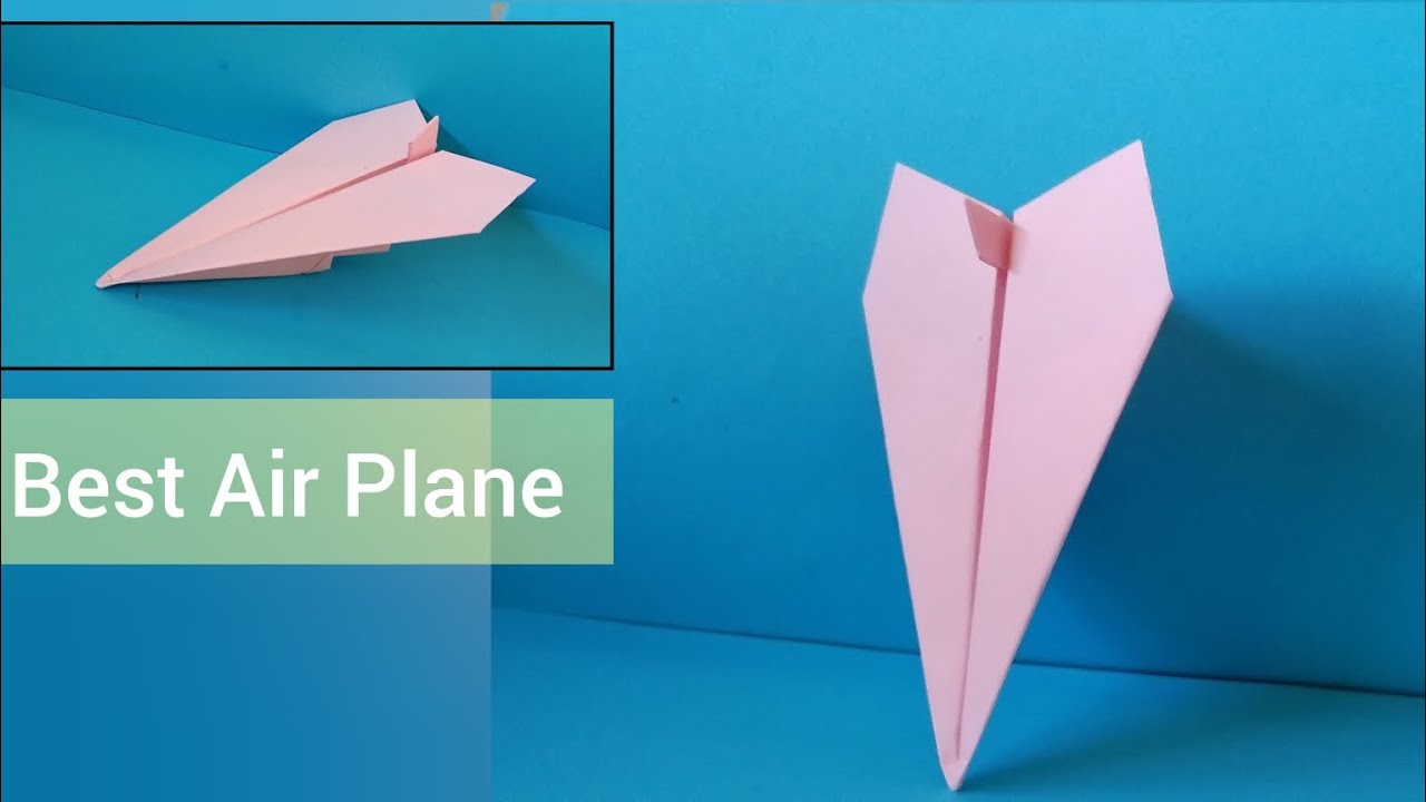 The best paper airplane origami paper airplane fly far and high