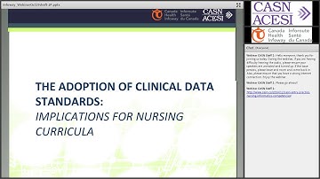 Infoway Webinar Series - Digitized Clinical Documentation