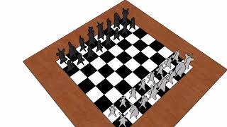Project 3D Papan Catur Akrilik Raksasa Untuk Rooftop  - Giant Acrylic Chessboard screenshot 1
