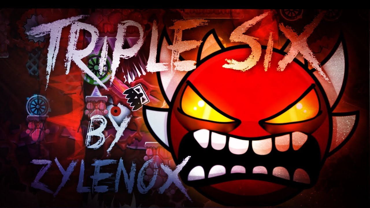 Triple Six By Zylenox Extreme Demon Geometry Dash - el speed run que se parece a geometry dash roblox